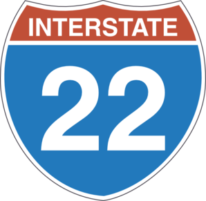 Interstate 22 Clip Art